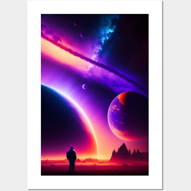 The Planet Wall Art by D'via design